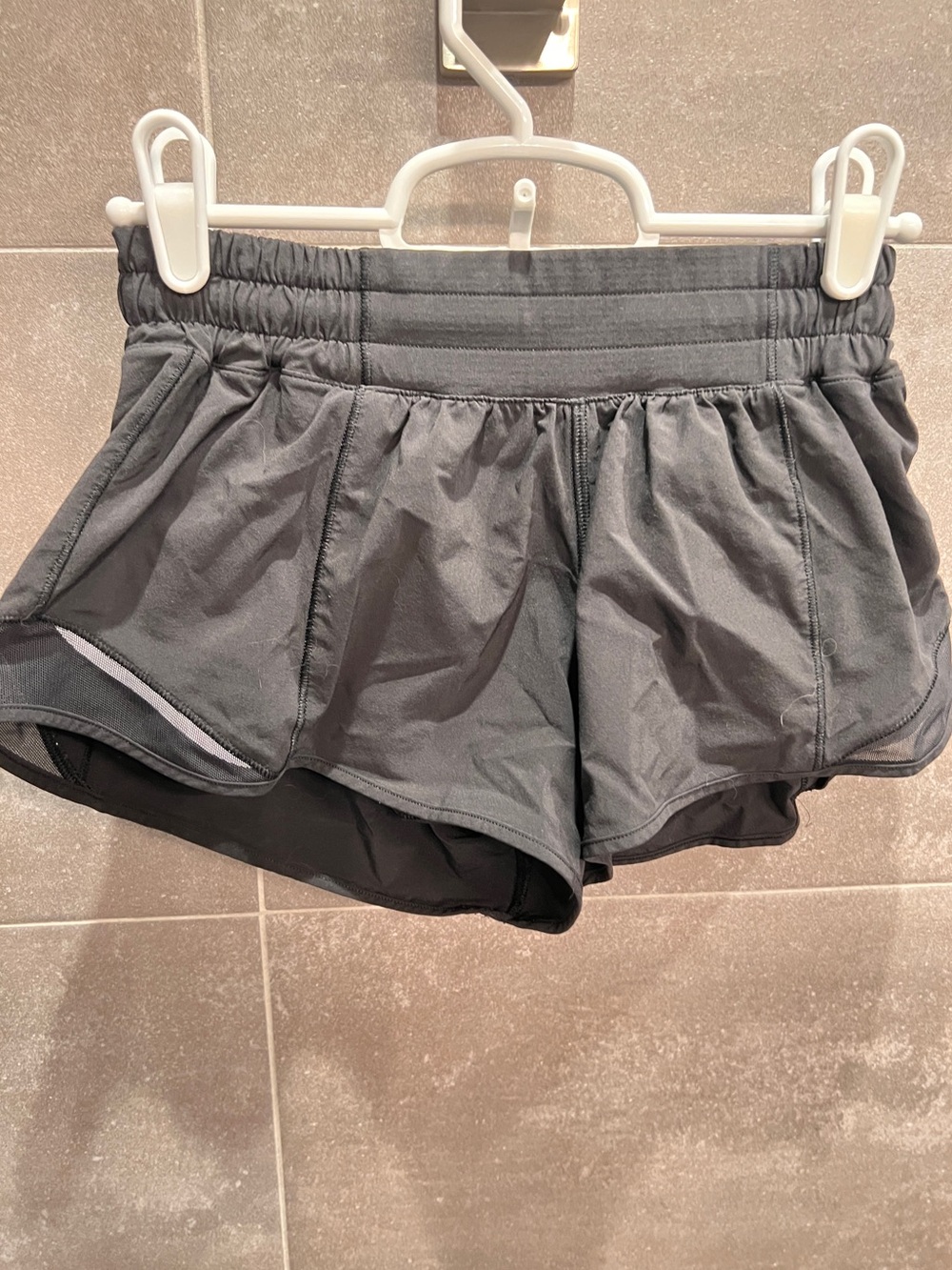Women's Black Hotty Athletic Running Shorts with Inner Liner - 2.5”